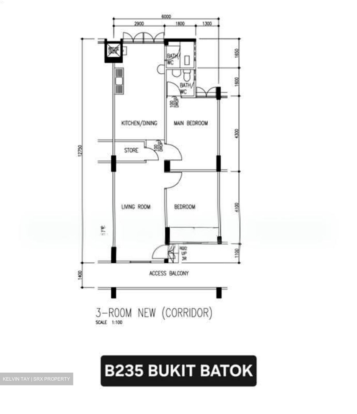 Blk 235 Gombak Gardens (Bukit Batok), HDB 3 Rooms #637363231